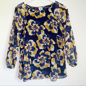 Cabi Lydia Floral Top